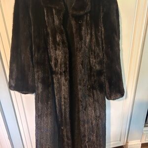full length mink coat
